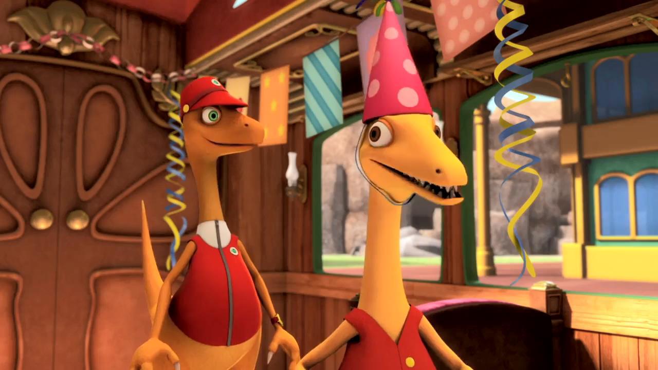 قطار دایناسورها Dinosaur Train S03E08a - Rocket Train Surprise Party