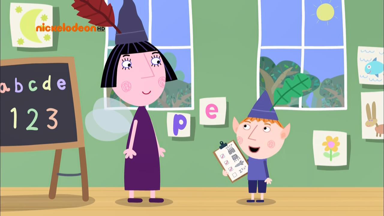 بن اند هالی Ben and Holly S02E42 - Nanny Plum and the Wise Old Elf Swap Jobs for One Whole Day