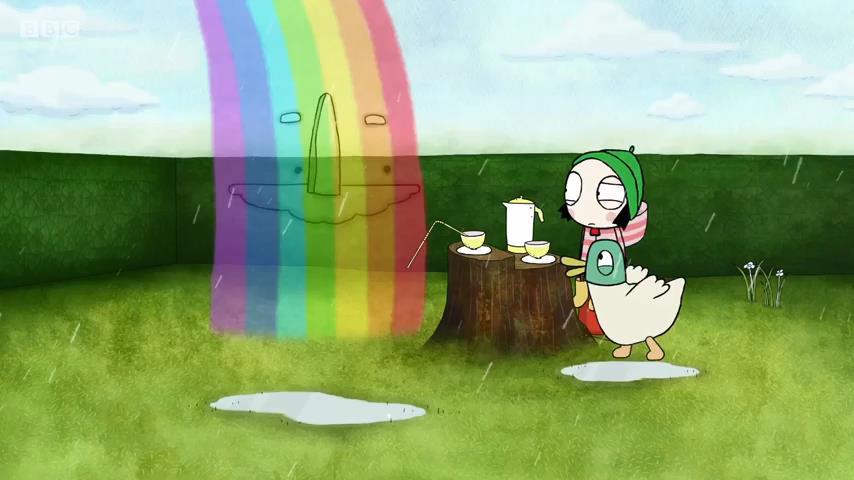 سارا و اردک Sarah & Duck S03E26 - Rainbow Race