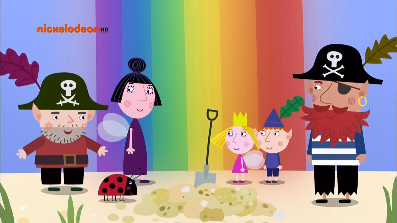 بن اند هالی Ben and Holly S02E40 - Redbeard's Rainbow