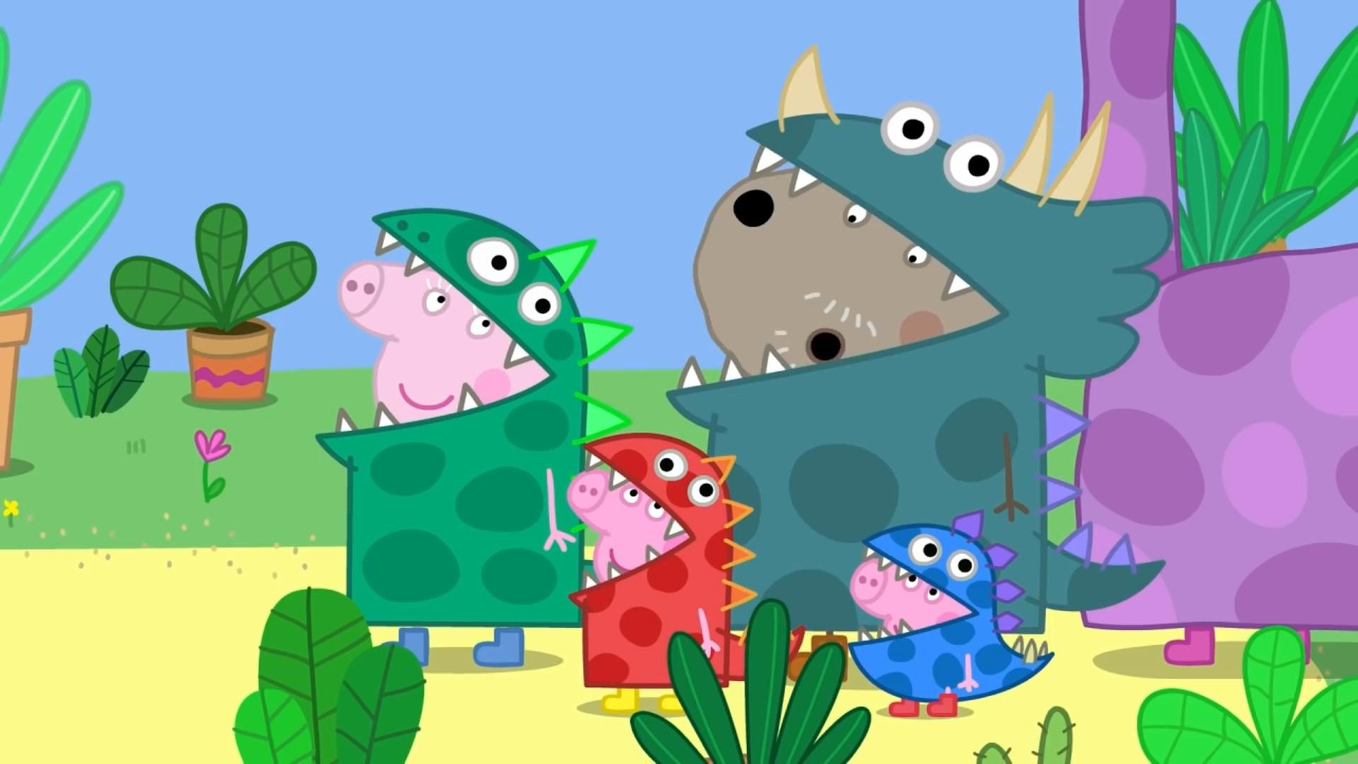 پپاپیگ - Peppa Pig S07E47 - Dinosaur Party