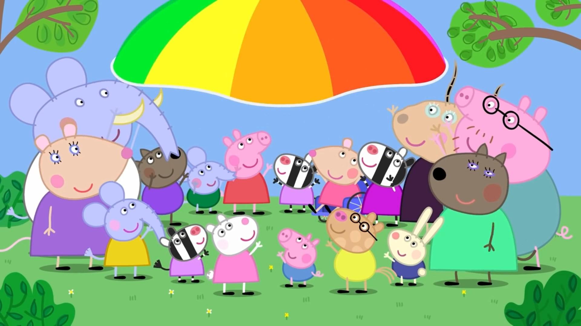 پپاپیگ - Peppa Pig S07E40 - Parachute Games