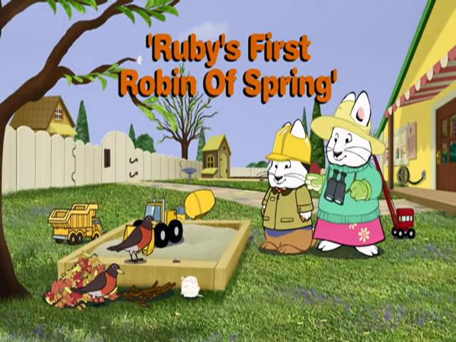 مکس و روبی Max and Ruby S5E25b - Ruby’s First Robin of Spring